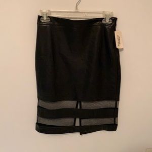 Forever 21 faux leather pencil skirt. NWT. Size S.